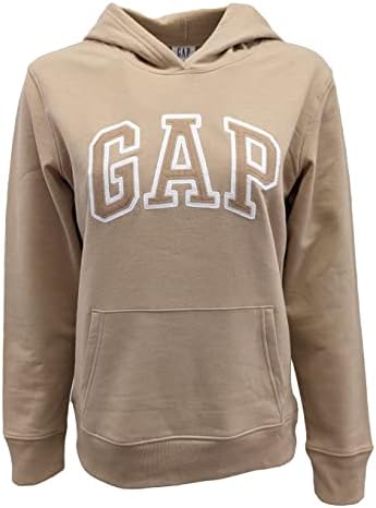 GAP WOTENS FLEECE LOGO LOGO VOLOVER HOODIE