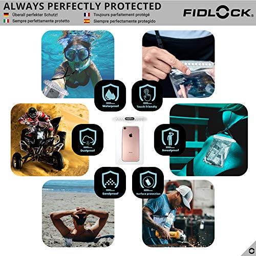 FIDLOCK Hermetic Dry Bag Medi-fleksibilna magnetna Samozaptivna torba za mobilni telefon | vodootporna i otporna na pijesak -