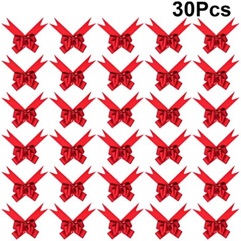 Toyvian 30kom Wrap Pull lukovi predstavljaju traku omotavanje metalnih lukova za praznične vijence rođendani Valentines Day