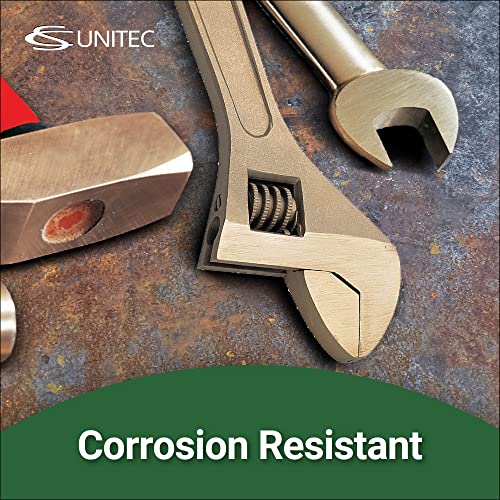 CS Unitec / bez varničenja & Nemagnetni podesivi ključ | 15in aluminijumski bronzani alat, TUV Certified & amp; Bez berilija