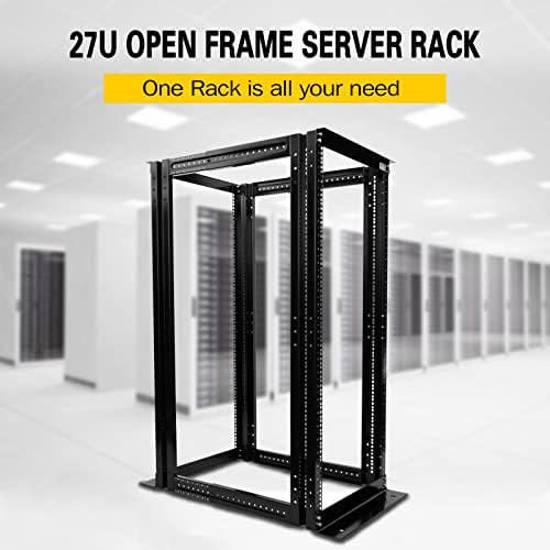 Podizanje Electronics Server Rack 4 Post Otvoreni Rack Frame Rack Enclosure 19 Inch Podesiva Dubina Aluminijum