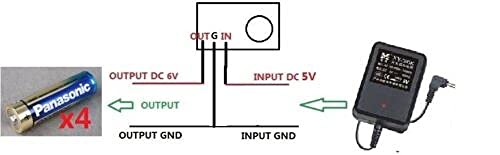 ELETECHSUP DC-DC 1.5V 3V 3.3V 3.7V 4.5V 5V do 6V pojačani modul motora za moto motor motora