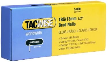 Tacwise 0393 tip 18g / 13 mm pocinčani Brad nokti, pakovanje od 5.000, srebro