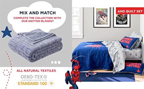 Subota Park Spiderman Potpuni set - 4 komada pamučna posteljina - Oeko-Tex certifikat