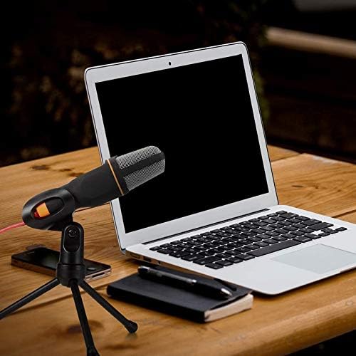 Kxdfdc Mic Stand, profesionalni 3.5 mm priključak za snimanje kondenzatorskog mikrofona kompatibilan sa računarom, laptop telefon