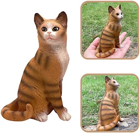 Vicasky igračke za vozila Imitacija mačje model Lijepa mačička statička statua figurica Desktop ukras Decrectop Decor