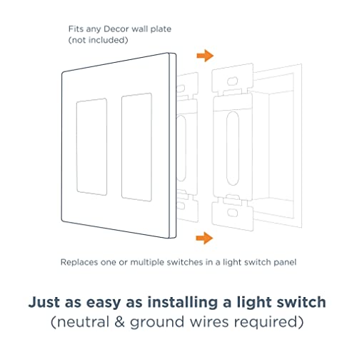 Sjajni pametni dimmer prekidač - kompatibilan s Alexa, Google asistent, Apple Homekit, Hue, Lifx, Smarthtings, TP-Link, Wemo i još