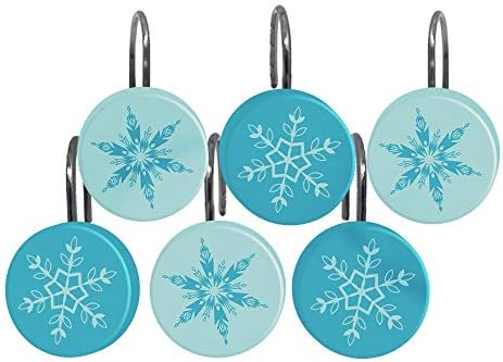 Disney Frozen Swirl tuš zavjese & amp ;12-komad Hook Set & jednostavna upotreba-dječje kupatilo karakteristike Elsa i Anna