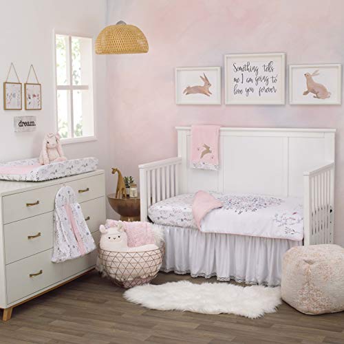 Nojo šuma vijenac ružičasta, bijela, plava cvjetna četinar za dječji krevetić - Komfornik, pamučni krevetić, rubf za prašinu,