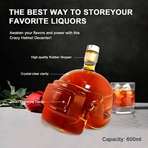 WUIIEN Whiskey Decanter Battle Helmet Jug Sobriety Royale Jedi - alkoholna čaša za alkohol boca za vino burbon Tequila Vodka jedinstveni