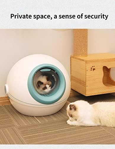 SLATIOM svemirska kapsula potpuno zatvorena kutija za otpatke za mačke Super veliki uklonjivi Proizvodi za kućne ljubimce koji se