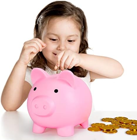 MagibX svinjačke banke za 2 3-godišnju darove djevojke, banka uštede novca za kratke igračke za Toddler Starost 1-2-4, božićni rođendanski