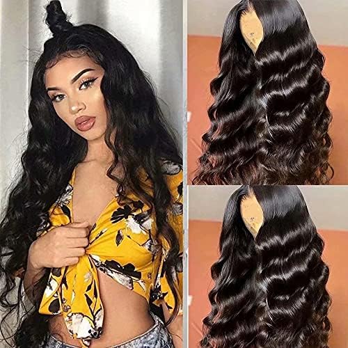 perike za bijele žene, perike za tijelo Wave Wig HD prozirna 13x6 ljepljiva čipka prednja perika ljudska kosa Pre Čupane brazilske