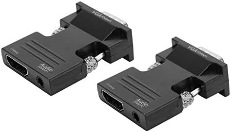 Mediji visoke rezolucije do VGA adaptera, 3,5 Audio / 3,5 do R + L Out Adapter Converter sa audio linijom, medijskim sučeljem visoke