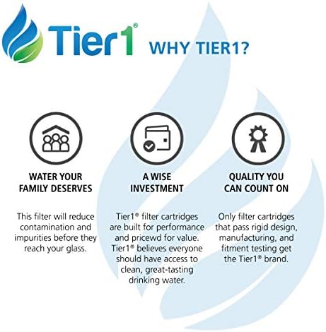 Tier1 Wf1cb frižider Filter za vodu 2-pk | zamena za Frigidaire PureSource WFCB, RG100, WF284, NGRG-2000, Kenmore 469906, 469910,