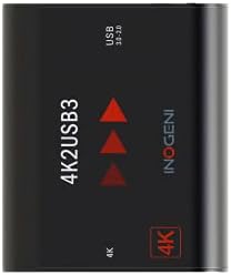 Inogeni 4k2usb3, video pretvarač 4K HDMI na USB, utikač i idite, do 60 fps, profesionalni uređaj
