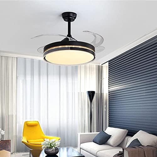 Zalord fabrički cena Akrilni strop ventilator lampica LED trihromatski zatamnjeni ventilatorski luster Modern Home Remote Control