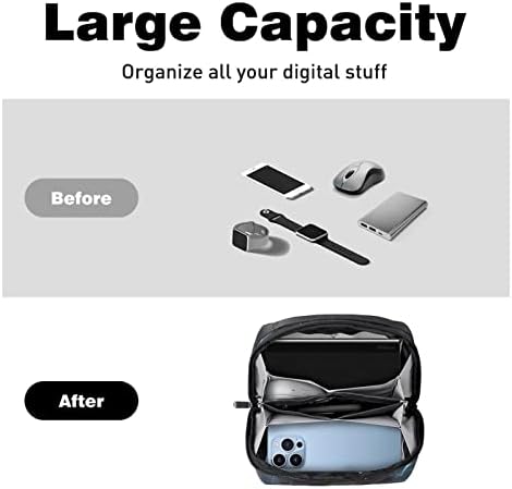 Nošenje torbi Travel torbe USB kabl Organizovanje džepnog pribora za džepni dodatak Novčanik, crtani prostor