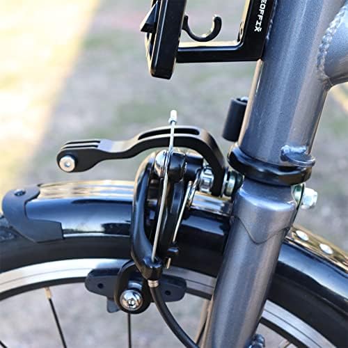 NELboNs nosač adaptera za biciklistička svjetla kompatibilan sa ROCKBROS V9M-1000,GACI Ron V9M-1000,V9C-400 IPX3 za Bromp ton 3 šezdeset sklopivi cestovni bicikl