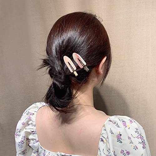 4kom no Bend kopče za kosu za stilizovanje bez nabora za kosu sitne kopče za kosu Pin Curl Clips za nanošenje šminke Pin Curl Clips