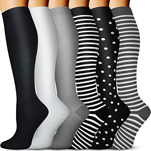 Čarape za kompresiju bakra za žene i muške cirkulacije 15-20 mmHG je najbolje za atletiku, podršku, biciklizam, medicinsku sestru