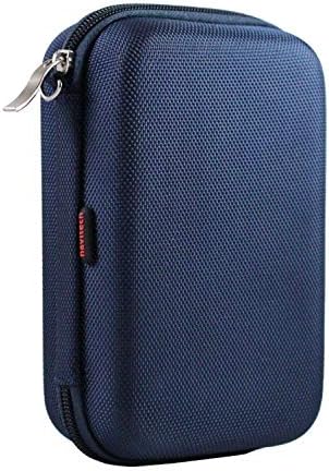 Navitech tamno plava tvrda torbica kompatibilna sa Tomtom GO Camper 6 Inch