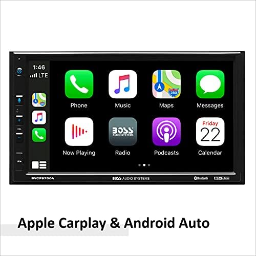 Boss Audio Systems BVCP9700A-C Apple Carplay Android Auto automobil Multimedijalni igrač - 7 inčni kapacitivni ekran osetljiv na dodir,