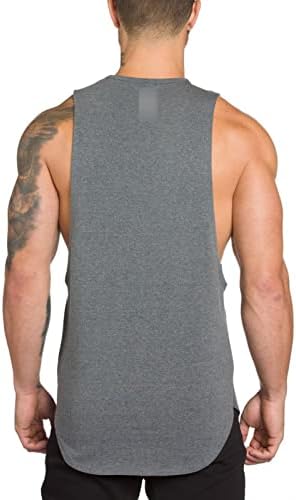 Muški okrugli vrat trening Tank Top lagana majica mišića bez rukava bodybuilding fitnes Atletski trening prsluk