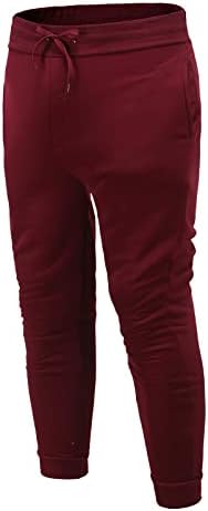 Miashui 8 godina muns jesen i zima High Street Fashion Leisure Loasure Sport Sports Trčanje Čvrsta boja čipke pantalone džemper