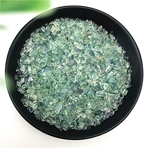 Seewoode AG216 50g 2-4mm Prirodni zeleni fluorit Kristalni kvarcni šljunak srušili su iscjeljivanje prirodnog kamenja i poklona kristala