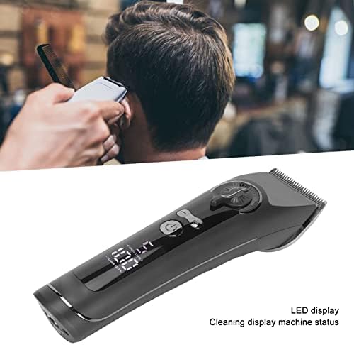 ZJchao Hair Clippers Cordless punjivi profesionalni LED displej set trimera za kosu za muškarce profesionalni trimer za kosu trimer