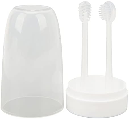 Fafeicy baby četkica za zube, plastična silikonska dječja četkica za zube, sa 54 x 54 x 103mm / 2,13 x 2,13 x 4,06in kutija za odlaganje,