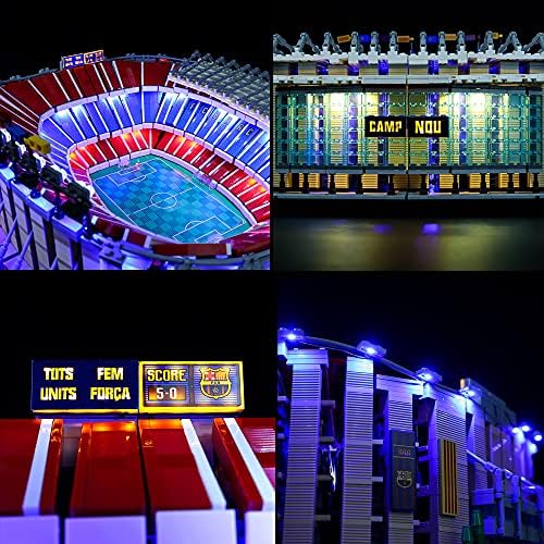 T-Club LED svjetlosni komplet za Lego Camp Nou - FC Barcelona, ​​rasvjeta kompatibilna sa Lego 10284