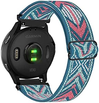 WIGERLON kompatibilan sa Garmin Venu 2 plus / Venu Sq / Vivoactive 3 trakom za sat,rastezljive najlonske trake za zamjenu odgovaraju