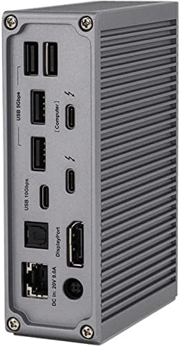 Caldigit TS3 plus priključna stanica / monitor za memorijsku karticu - Da - SD - 87 W - Thunderbolt 3 - 2 prikazivanja - 4K, 5K -