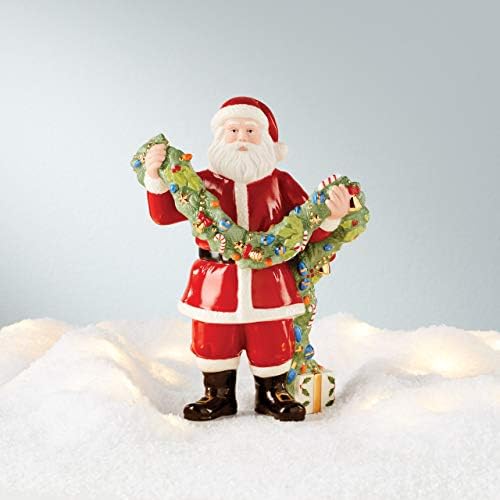 Lenox 2020 Santa Decking - dvorana figurica, 1,30 lb, multi