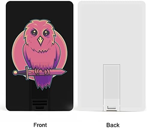 OWL Sunset Mač USB pogonski dizajn kreditne kartice USB Flash Drive U Disk Thumb Drive 32g
