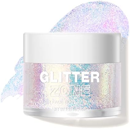 LANGMANNI holografski Glitter Gel za tijelo, lice, kosu i usne.Glitter Gel Za Promjenu Boje Pod Svjetlom. Vegan & amp; okrutnost besplatno-1.35