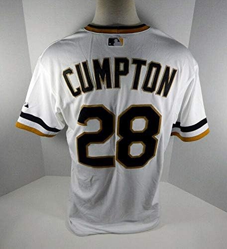 2015 Pittsburgh Pirates Brandon Cumpton 28 Izdana bijela Jersey 1970S R 234 - Igra Polovni MLB dresovi