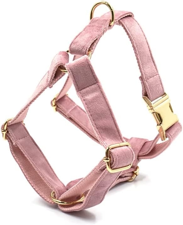 Xiulaiq Pink Pass kabel za djevojčice Psi Slatka ovratnik za pse sa uklonjivim bowtie 5pcs PET vučni set za pse haplans luk ovratnik