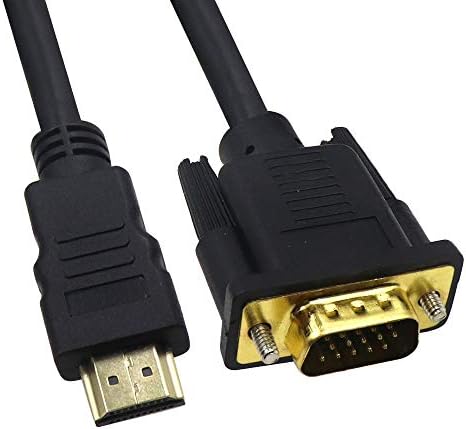 SSCON 2PCS 6FT / 1,8 metara HDMI do VGA adapter kabela, pozlaćeni 1080p HDMI muški do VGA muški aktivni video pretvarač Podrška za