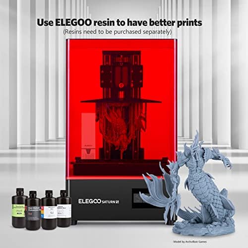 Elegoo Saturn S Resin 3D štampač i ELEGOO ABS-lik 3D rezin siva 500g