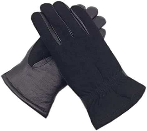 N / A rukavice zimske muške zadebljane velike pamučne rukavice za toplu vožnju biciklističke sportske crne rukavice