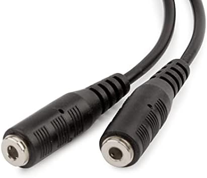 Reytid 3,5 mm 4 pin do 2x 3-polni 3,5 mm adapter za cepce za slušalice - m / f