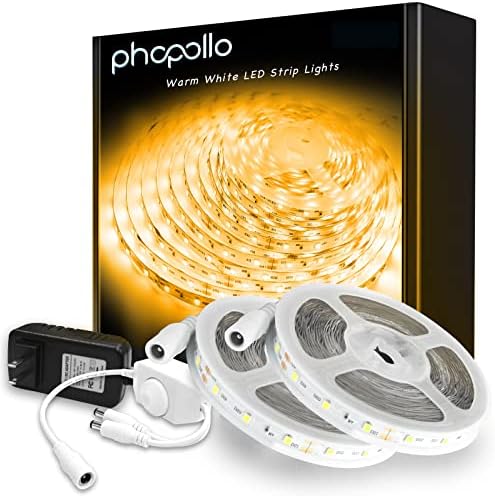 phopollo topla bijela LED traka, 50ft zatamnjiva 3000k topla bijela Led svjetlosna traka, 900 LED fleksibilna Led svjetla za spavaću