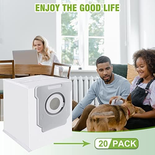 CHAOOS 20 PACK vakuumske torbe kompatibilne sa irobot roomba i & s & J serije, za zamjenu I1 + I3 + I4 + I6 + i7 + i7plus J7 + I8