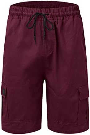Miashui muške Ležerne muške ljetne mode Ležerne jednobojne džepne hlače kratke hlače kombinezoni muške pamučne hlače s džepovima