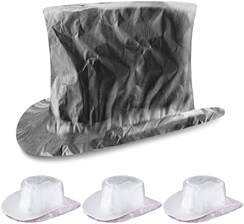 4 komada kaubojski šešir navlake za kišu plastične navlake za šešire kaubojski štitnici za šešire za čuvanje