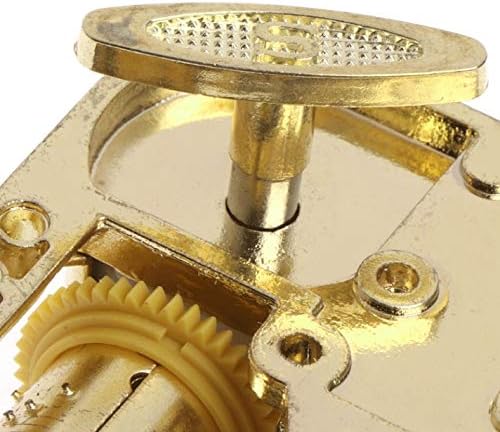 FBVCDX Metalna mehanička muzička kutija Zlatna kretanja Vijčani zaključavanje Nebeski ključ poklon
