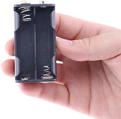 Hilitchi 2set Podebljajte držač baterije za 4 x aa sa standardnim Snap konektorom & 2Set 6 x aa Podebljajte držač baterije i T Tip